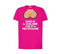 T E E L A B Maglietta Addio al Celibato Uomo Divertente - T-Shirt “Sono io Il collione Che Sta per Sposarsi” in Cotone - Idea Regalo per Sposo, Festa e Party Addio al Celibato