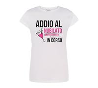 T E E L A B Maglietta Addio al Nubilato Donna Divertente - T-Shirt Addio al Nubilato Loading in Corso - Regalo Sposa Futura Moglie - Maglia Cotone - Idea Regalo Matrimonio