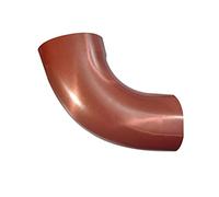 T.E.G. METALLI S.R.L. Curva Gomito 90° per Pluviale Grondaia Varie Misure e Materiali (Alluminio/Rame, 80)