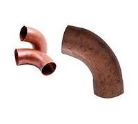 T.E.G. METALLI S.R.L. Curva Gomito 90° per Pluviale Grondaia Varie Misure e Materiali (Alluminio/Rame Antichizzato, 100)