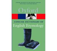 T. F. Hoad The Concise Oxford Dictionary of English Etymology (Tascabile)