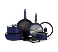 T-fal L816SE74 Ingenio Essential Colors Set di Pentole, Alluminio, Blu