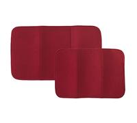 T-fal Textiles Tappetino scolapiatti con rete, confezione da 2, cremisi, 69998