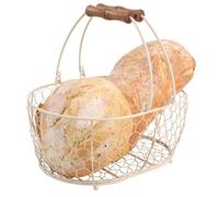 T&G Provence-Cestino Ovale Medio, Colore: Crema, Legno, L295xW215xH127mm