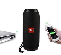 T & G Wireless Waterproof Bluetooth Portbale Flip Speaker, Outdoor Speaker, Support TF/USB, Handsfree Call, Compatible with All Bluetooth Enabled Devices, JBL Flip Charge Xtreme Competitor, Black