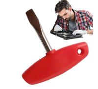 T Handle Flat Head Screwdriver - Ergonomic Pocket Screwdriver Tool | T Handle Multi-Bit Driver | For Ring Electronics Repair Enhance Your Precision Repair Tasks