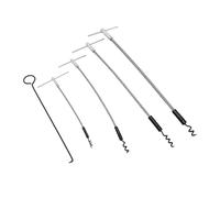 T Handle Kit Rimozione Imballaggi, Set Completo 5 Pezzi | Design ergonomico per uno sforzo ridotto, Include ganci piegati e a spirale, Elevata resistenza per un\'estrazione