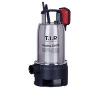 T.I.P. Pompa sommersa per acque reflue in acciaio inox (portata 14.500 l/h, prevalenza 8 m, pressione 0,8 bar, 600 W, granulometria 25 mm) Maxima 250 PX, 30264
