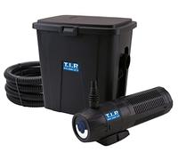 T.I.P. Set di filtri Esterni per laghetto MTS 4000 UV 9 (Volume Massimo 4.000 l, Portata Max. 1.000 l/h, Set Completo Filtro multicamera con Pompa, faretto UV-C e Tubo di Alimentazione da 3 m) 30296