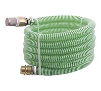 T.I.P. Tubo di aspirazione 4 m in ottone - resistente alle pieghe e all'abrasione con valvola a pedale per pompe da giardino e impianti idraulici domestici, 35 x 35 x 9 cm, verde, 30906