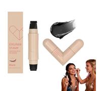 T-imbro Eyeliner Pieghevole, T-imbro Eyeliner Gel A Doppia Punta Resistente Alle Sbavature, Set Di Timbri Eyeliners Impermeabili Rotanti Pronti All'uso, Eyeliners A-lato Impeccabile Per Principianti