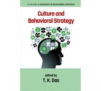 T. K. Das Culture and Behavioral Strategy (Tascabile)