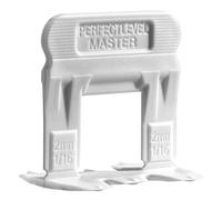 T-Lock™ 1/16" (2 mm) 100 clip" Perfect Level Master ™ Professional" sistema di livellamento piastrelle - (solo distanziatori), cunei rossi non inclusi e venduti separatamente. (1)