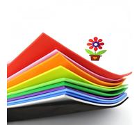 T.M. SRL Fogli A4 Colorati in Gomma Eva (Confezione di 50)