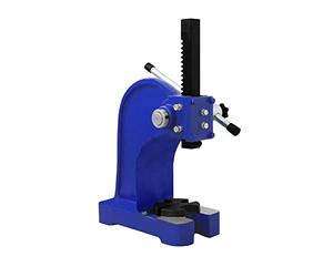T-Mech - Pressa a Cremagliera Manuale Punzonatrice per Cuscinetti a Leva Potente Spinta 1 Tonnellata Robusta Officina Cuscinetti Leva Punzone Potente Spinta 1Tonnellata 1000KG 2 Punzoni Gratis
