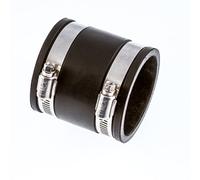 T-mex 6.1.63 adattatori per Tubi, Nero, 63mm O.D Metric / 2" NB (60.3mm O.D) Imperial