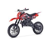 T-MOTO Mini Cross 50cc Benzina KXD 701, Minimoto a Benzina Mini Moto Cross 2 Tempi Ruota 10/10 Uso Off Road, Motocross 50cc, Moto Cross Bambino/Ragazzo (Rosso)