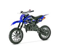 T-MOTO Mini Cross 50cc Benzina KXD 701, Minimoto a Benzina Mini Moto Cross 2 Tempi Ruota 10/10 Uso Off Road, Motocross 50cc, Moto Cross Bambino/Ragazzo (Blu)