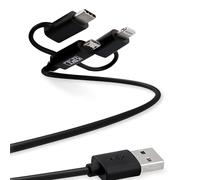 T' NB cblight3in1 3 in 1, Cavo Lightning, Micro USB e USB C