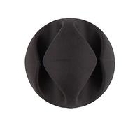 T' nB clip2bk Pack di 6 passa cavi per 2 cavi nero