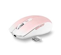 T nB Mouse Senza Fili di Design Bluetooth e USB A a Doppia Modalità Ricaricabile