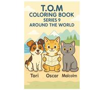 T.O.M Coloring Book Series 9: Around The World