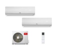 CONDIZIONATORE TCL DUAL SPLIT ELITE F2 9000+12000 BTU WIFI INVERTER MT1821 A++