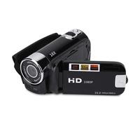 T opiky HD Videocamera digitale, Registratore portatile Vlog Camera 1080P 16MP 2,7 pollici 270 gradi rotazione schermo LCD 16X Zoom digitale DV