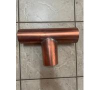 T PER GRONDAIE PIOGGIA IN RAME PER TUBI DA 80