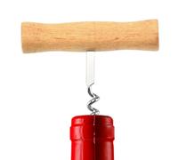 T-plug I T, Sommelier Apribottiglie per vino, con manico in legno manuale in acciaio inossidabile a forma di T professionale, portatile, portatile