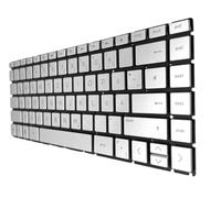 T-ProTek DE - Cornice tastiera nera, illuminazione compatibile per HP Pavilion x360 14-cd1500