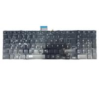 T-ProTek DE nero lucido tastiera con illuminazione compatibile per Toshiba Satellite L75D