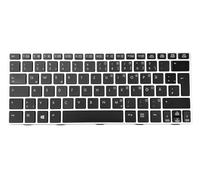 T-ProTek DE Tastiera Argento Telaio con Illuminazione Compatibile per HP EliteBook Revolve 810 G3 (L9A91PA)