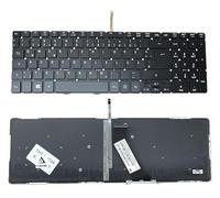 T-ProTek DE - Tastiera con illuminazione senza cornice compatibile per Acer Aspire V7-581