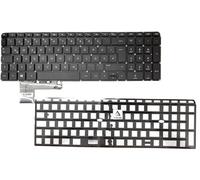 T-ProTek DE - Tastiera con illuminazione senza cornice compatibile per HP Envy M6-k022DX, M6-k025DX