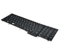 T-ProTek DE - Tastiera nera senza bacchetta per mouse, senza illuminazione compatibile per Dell Latitude E6520n