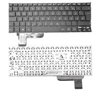 T-ProTek DE - Tastiera nera senza cornice versione 1 compatibile per Asus VivoBook S200L