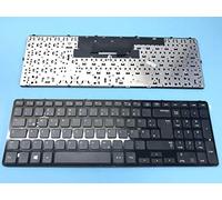 T-ProTek Nero - Tastiera tedesca con cornice lucida ver.2 compatibile con Dafon P/N: 9Z.N4NSC.20G