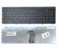 T-ProTek Tastiera - Colore: nero - con cornice grigia Layout tastiera tedesca compatibile per P/N: 25202519