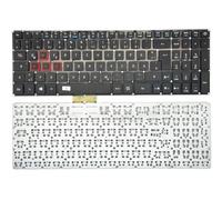 T-ProTek Tastiera - Colore: nero - con illuminazione - senza cornice tastiera tedesca compatibile con Acer Predator Helios 300 (PH317-51-7680)