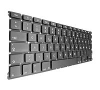 T-ProTek Tastiera DE argento senza illuminazione compatibile per HP 250 G7 8AC10ES