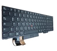 T-ProTek Tastiera DE, cornice nera con illuminazione, Trackpoint per Lenovo Thinkpad E580