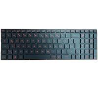 T-ProTek Tastiera DE nera con illuminazione rossa per Asus ROG Strix GL502VT-FY032T