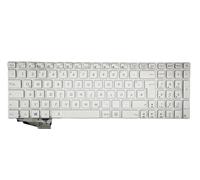 T-ProTek Tastiera in argento DE senza cornice con illuminazione compatibile per ASUS N751JM, N751JW