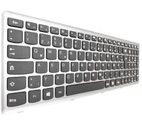 T-ProTek Tastiera nera con telaio grigio compatibile per IBM Lenovo Ideapad G500S