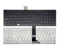 T-ProTek Tastiera tedesca con stampa rossa, senza cornice, compatibile con Asus R510LA, R510LN