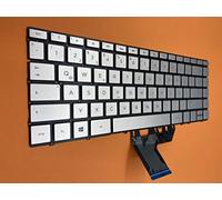 T-ProTek Tastiera tedesca illuminazione per tastiera compatibile con HP Spectre x360 13-w034ng (Z5F03EA)