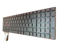 T-ProTek Tastiera tedesca senza cornice con illuminazione compatibile per ASUS N551, N551J