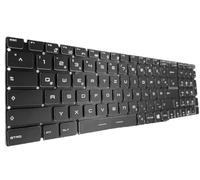 T-ProTek Tastiera tedesca - Tastiera nera compatibile per MSI GT72 2QE32SR351BW