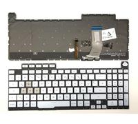 T-ProTek Tedesca - Illuminazione tastiera argento compatibile per Asus ROG Strix Scar III G731GW-EV024T